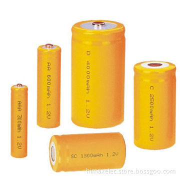 OEM Rechargeable Ni-CD Battery Packs, AA, AAA, SC, C, D, F Sizes